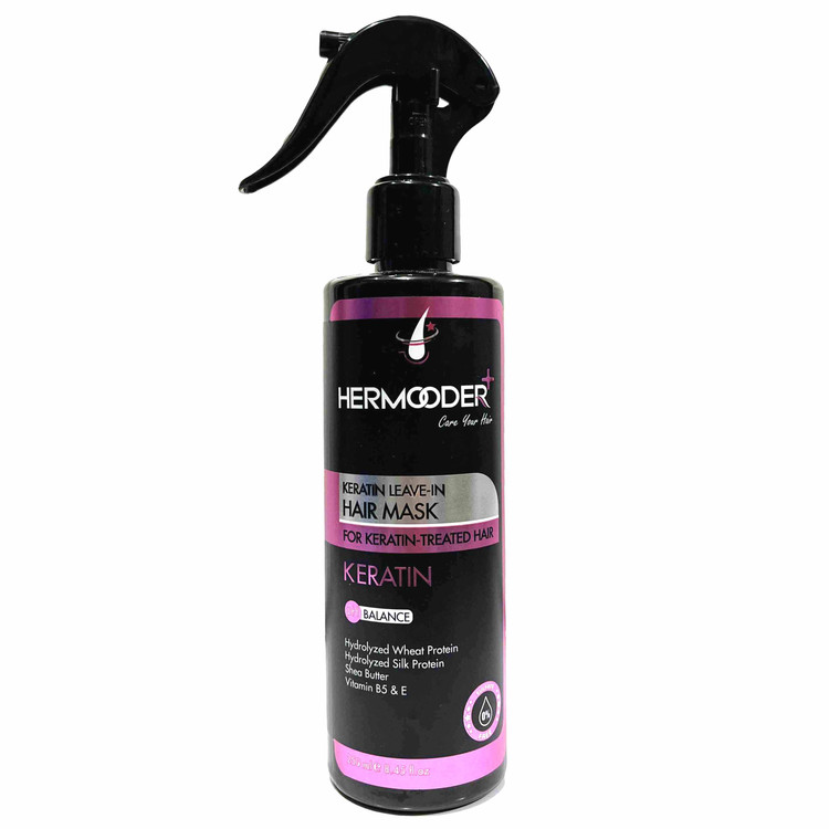 ماسک مو بدون آبکشی هرمودر مناسب موهای کراتین شده