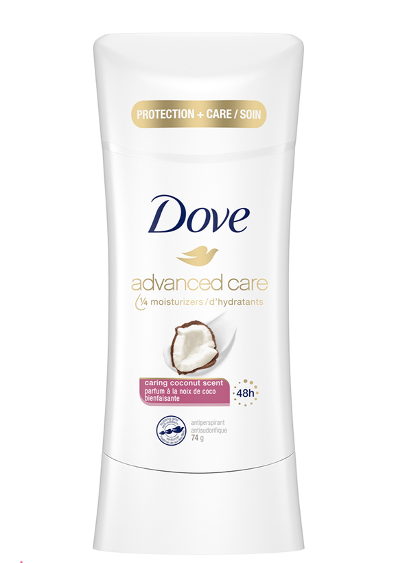 مام صابونی داو زنانه مدل advance care رایحه نارگیل