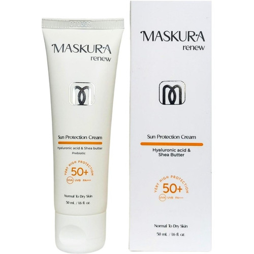 کرم ضد آفتاب ماسکورا برای پوست های نرمال تا خشک Maskura Renew SPF 50+