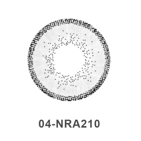 لنز چشم بیوتی شماره 4 رنگ خاکستری دور دار کد رنگ NRA210