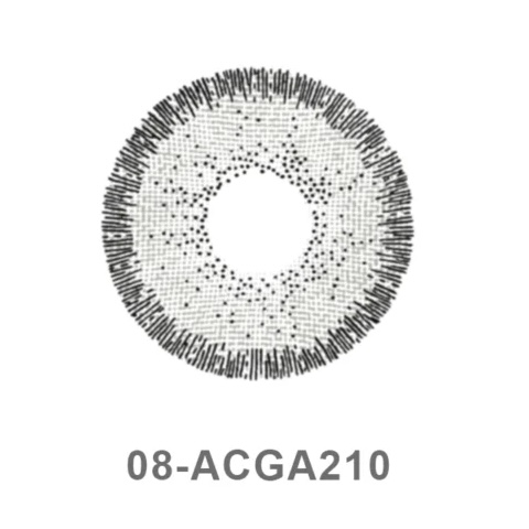 لنز چشم بیوتی شماره ۸ رنگ خاکستری روشن کد رنگ ACGA210