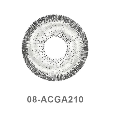 لنز چشم بیوتی شماره ۸ رنگ خاکستری روشن کد رنگ ACGA210