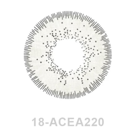لنز چشم بیوتی شماره ۱۸ رنگ خاکستری عسلی روشن کد رنگ ACEA220