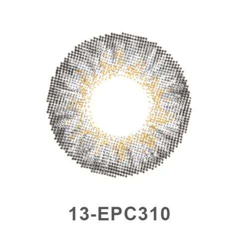 لنز چشم بیوتی شماره ۱۳ رنگ طوسی عسلی تیره کدرنگ EPC310