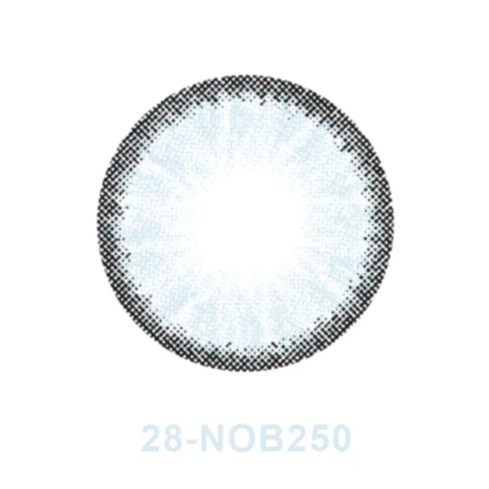 لنز چشم بیوتی شماره ۲۸ رنگ آبی یخی دوردار کدرنگ NOB250