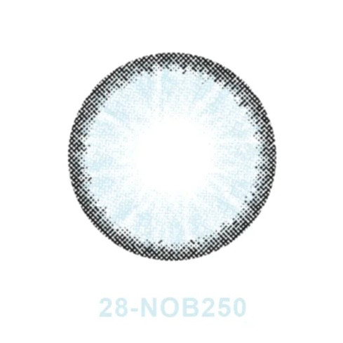 لنز چشم بیوتی شماره ۲۸ رنگ آبی یخی دوردار کدرنگ NOB250