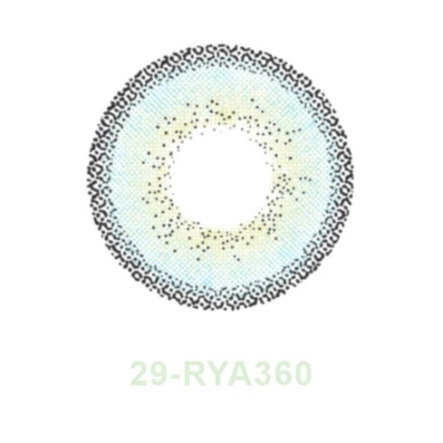 لنز چشم بیوتی شماره ۲۹ رنگ سبز آبی تیره دوردار کدرنگ RYA360