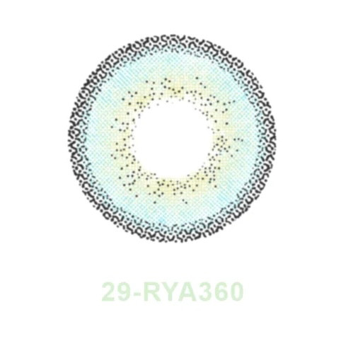 لنز چشم بیوتی شماره ۲۹ رنگ سبز آبی تیره دوردار کدرنگ RYA360